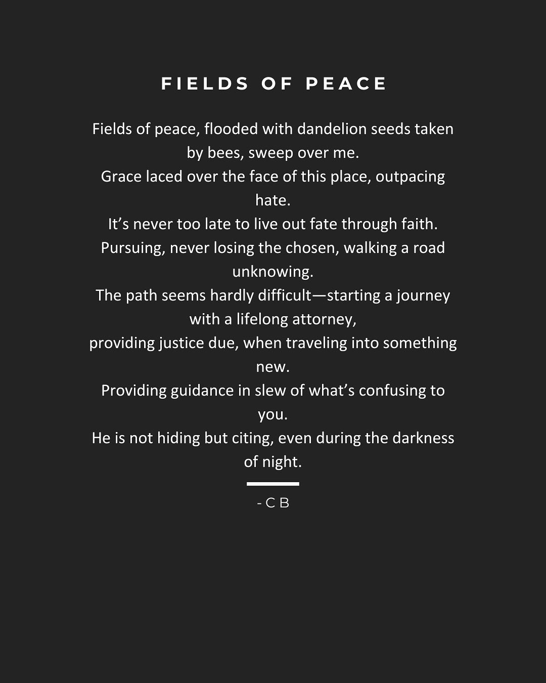 Fields of Peace
