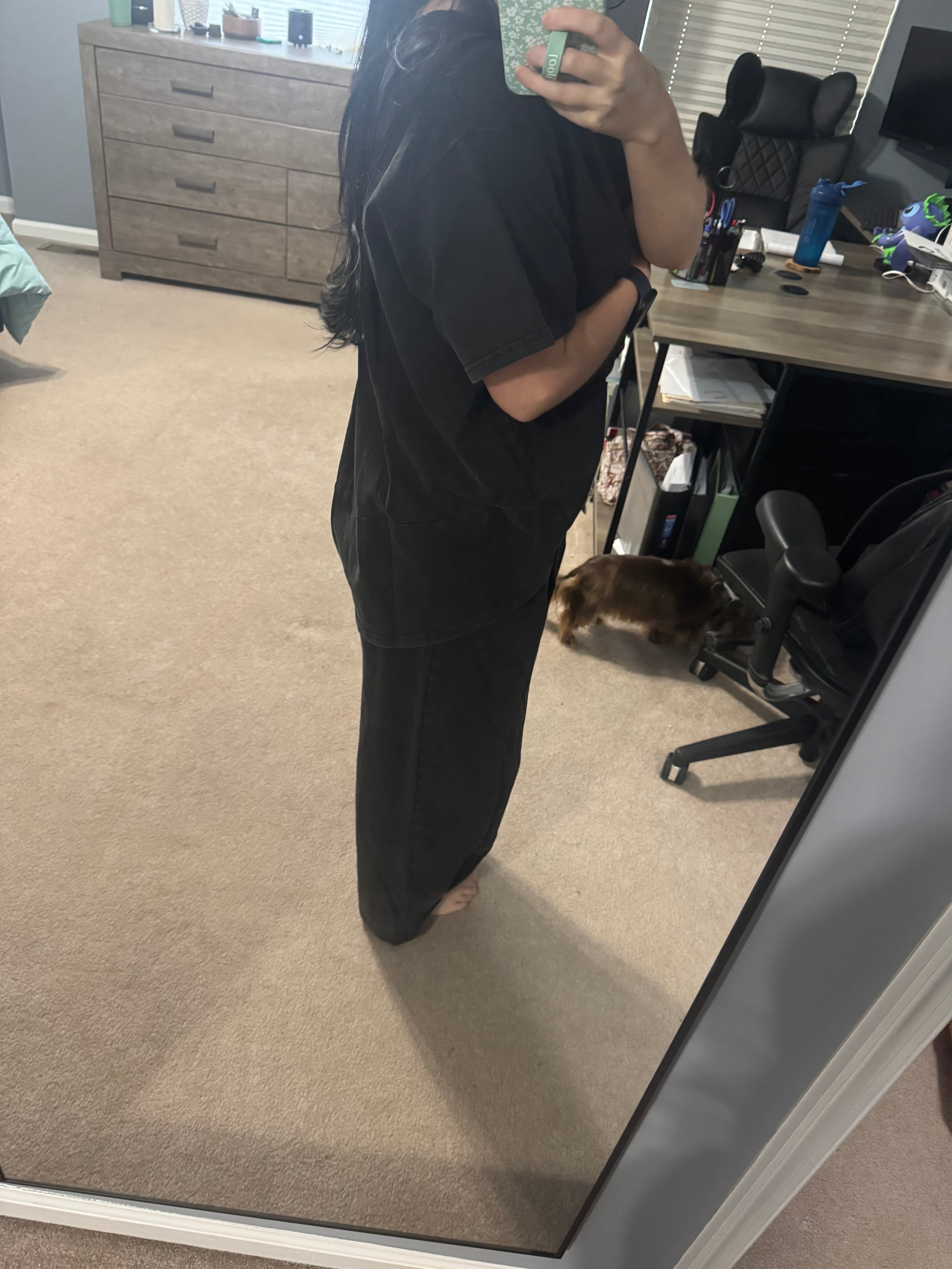 Textured Knit Top & Pants Set