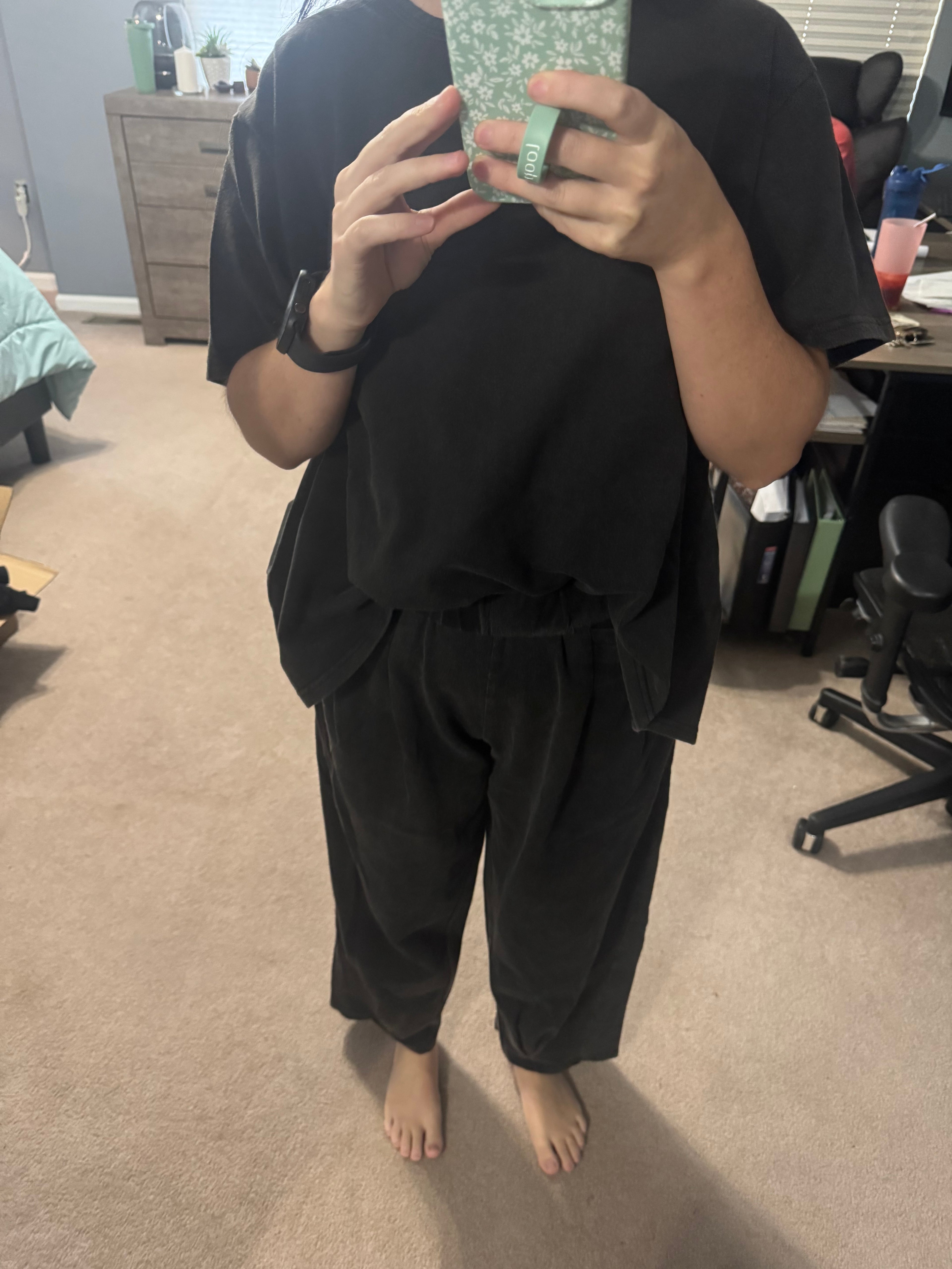 Textured Knit Top & Pants Set