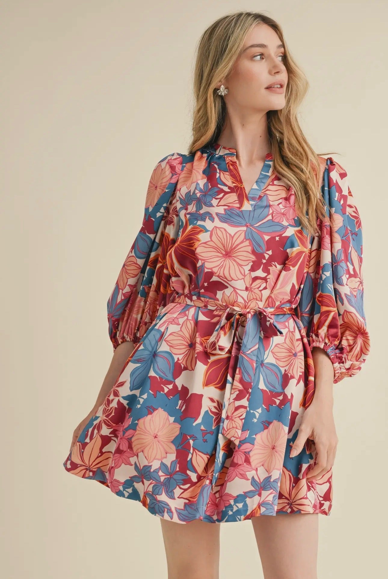 Garden Grace Floral Dress