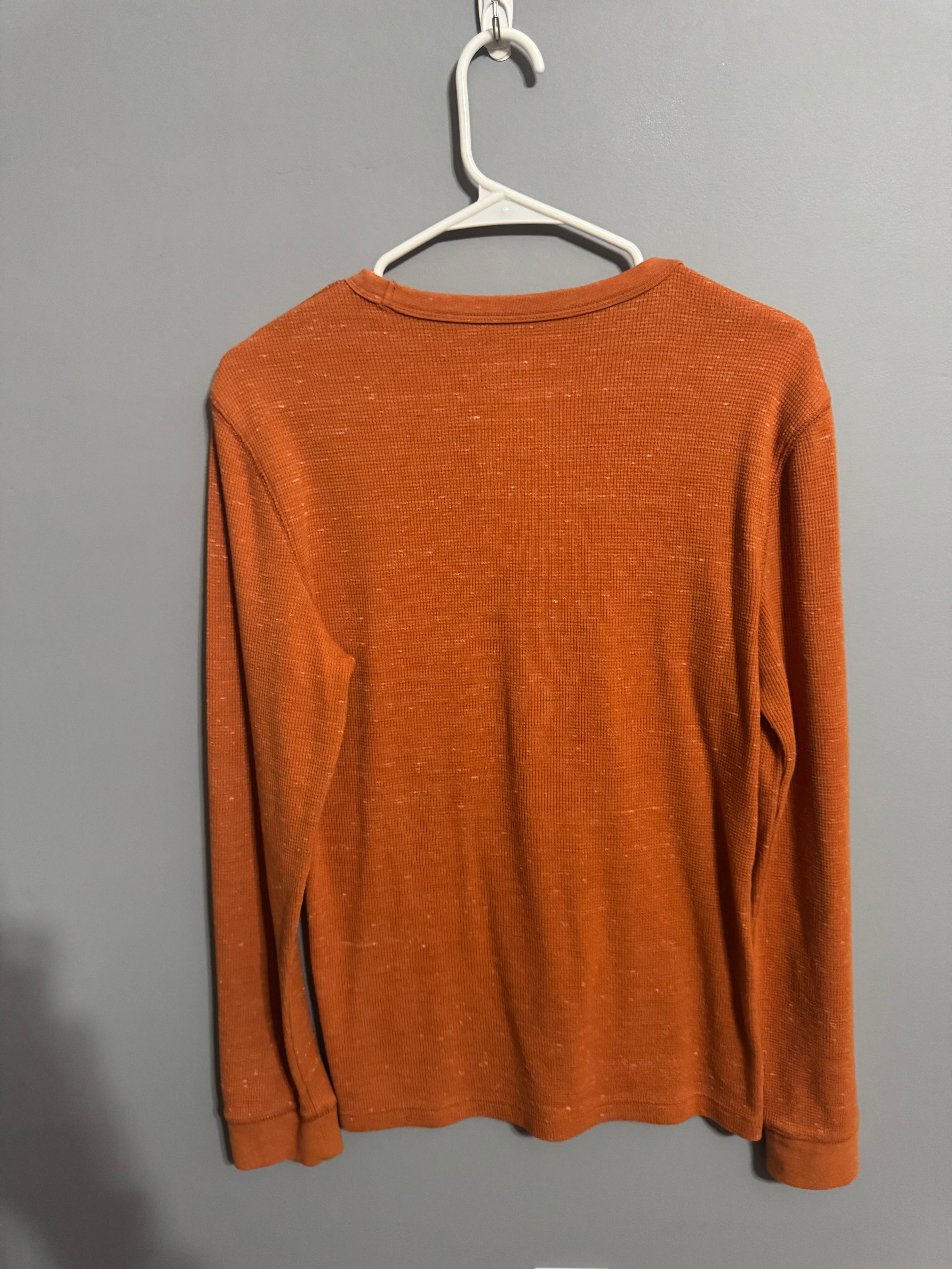 Sonoma Goods For Life Rust Waffle-Knit Long Sleeve – Size S
