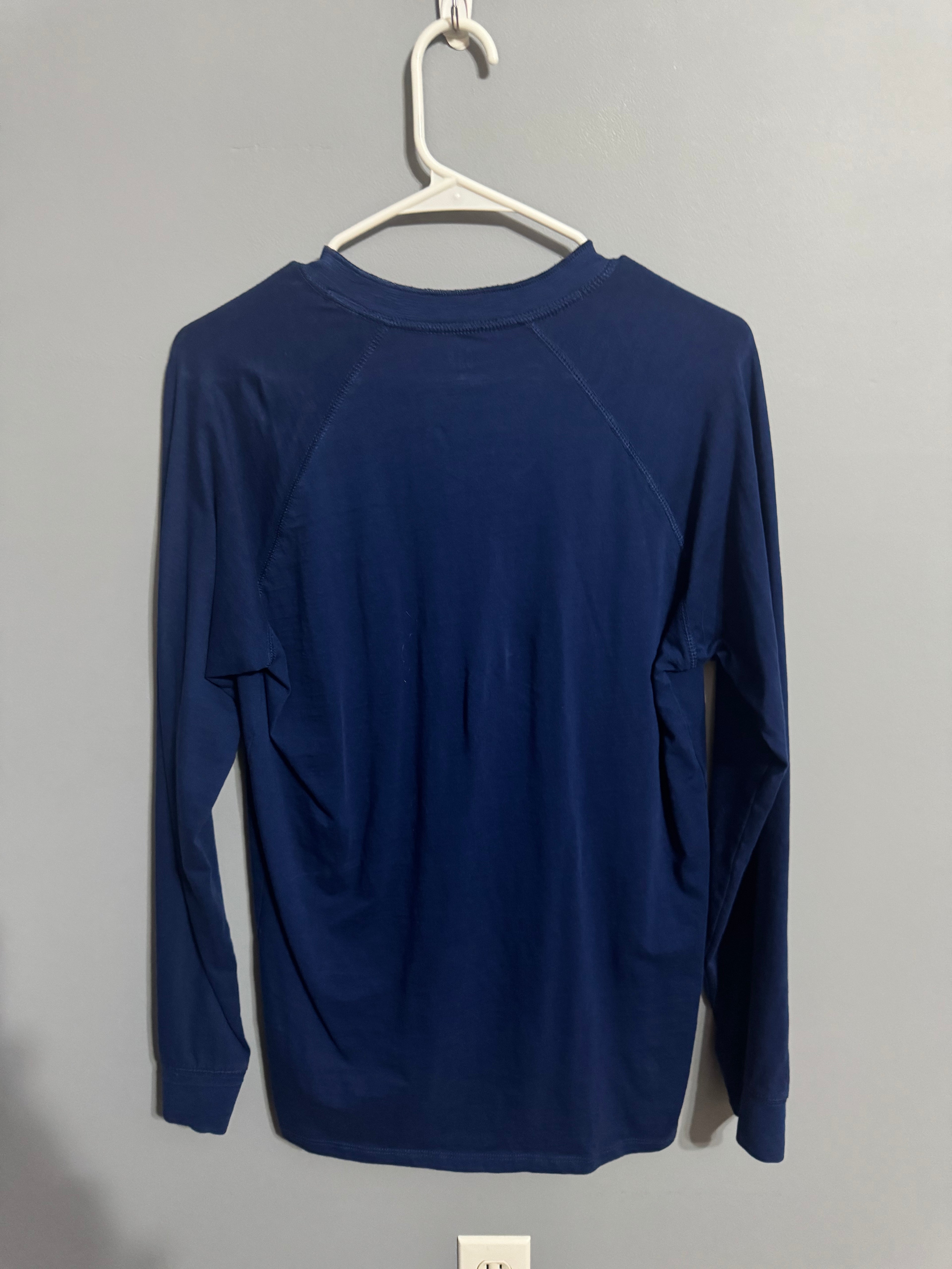 GAP Navy Long-Sleeve Henley – Size S