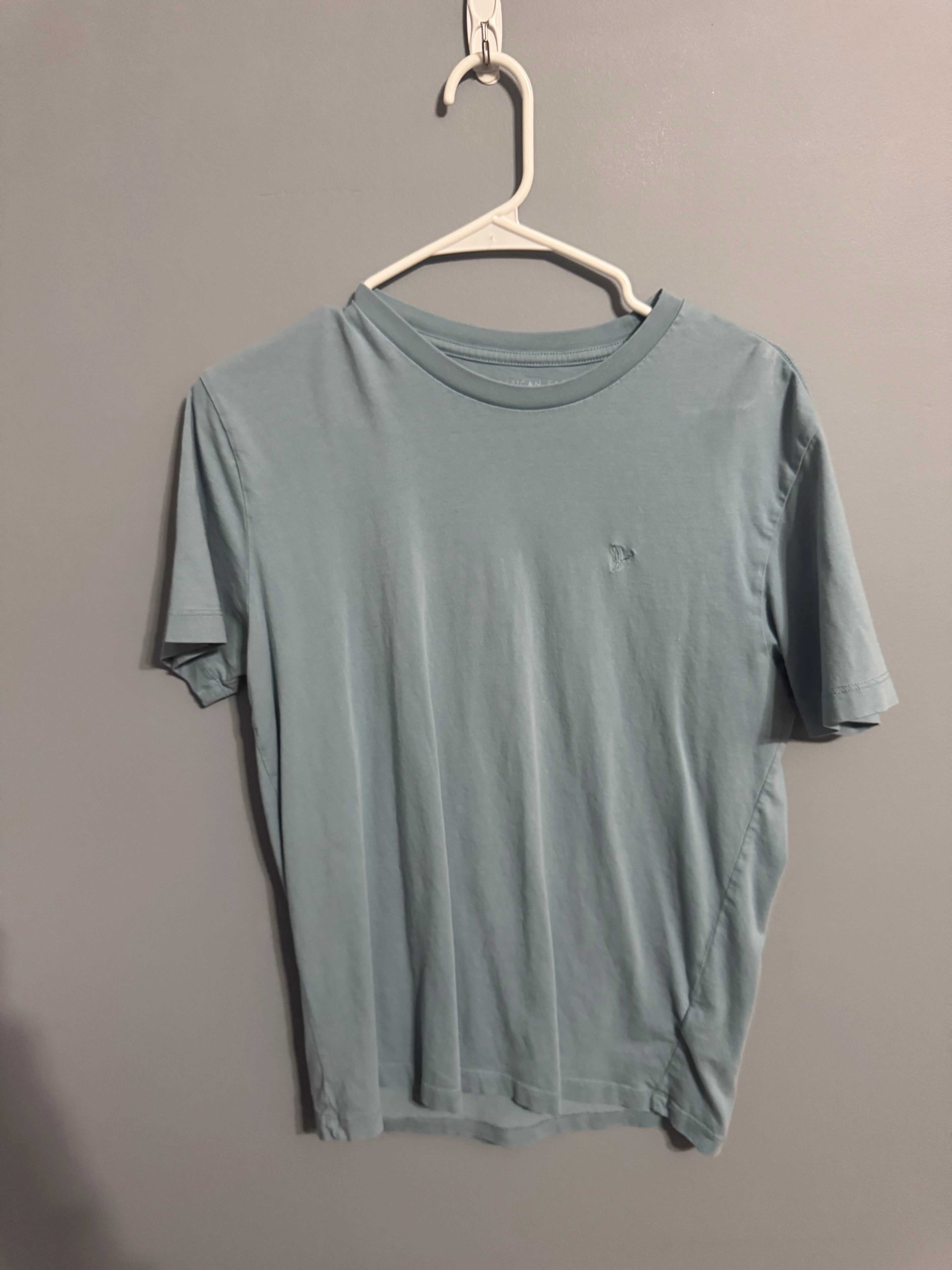 American Eagle Super Soft Crewneck Tee – Blue (S)