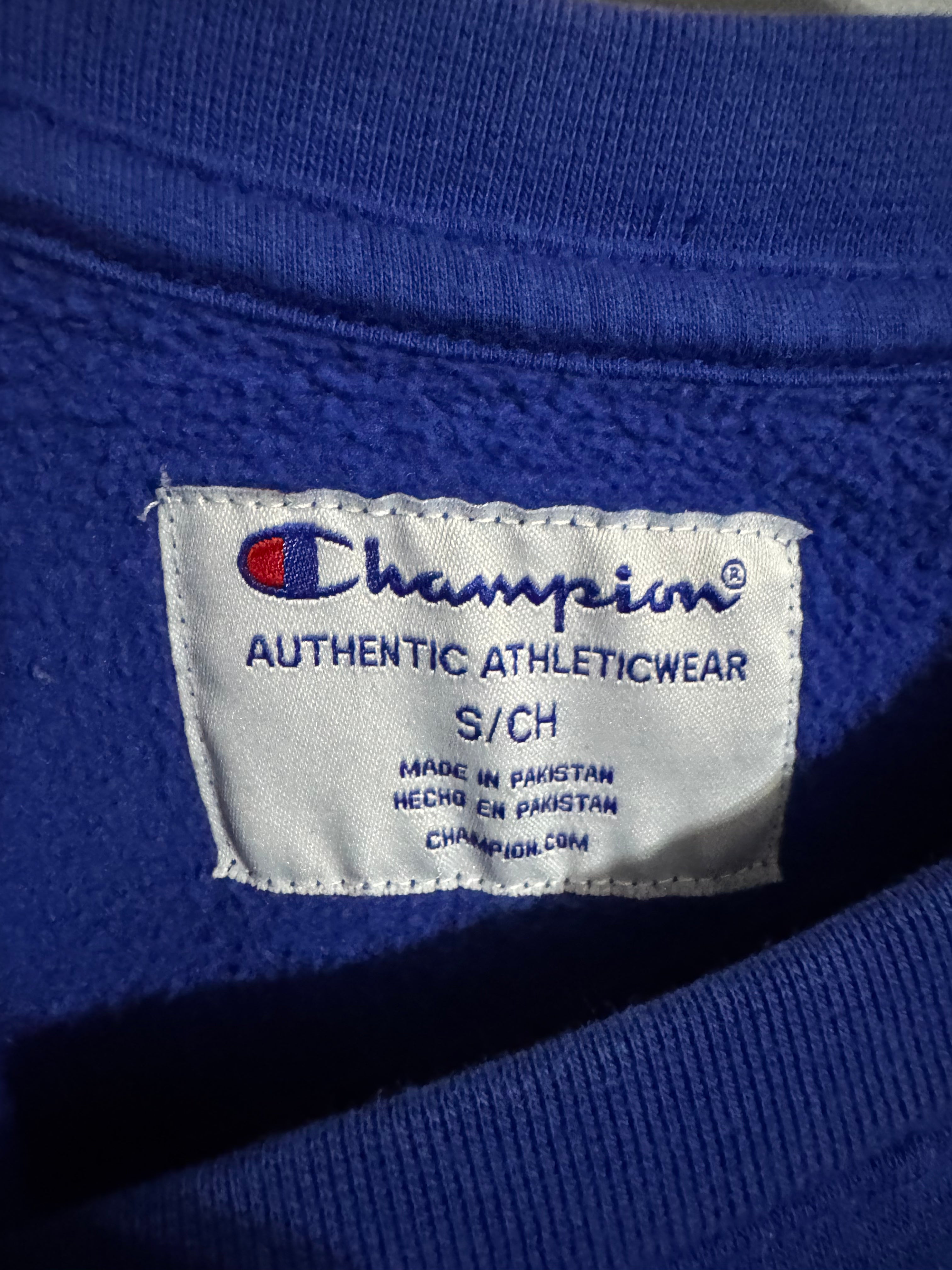 Champion Royal Blue Crewneck Sweatshirt – Small