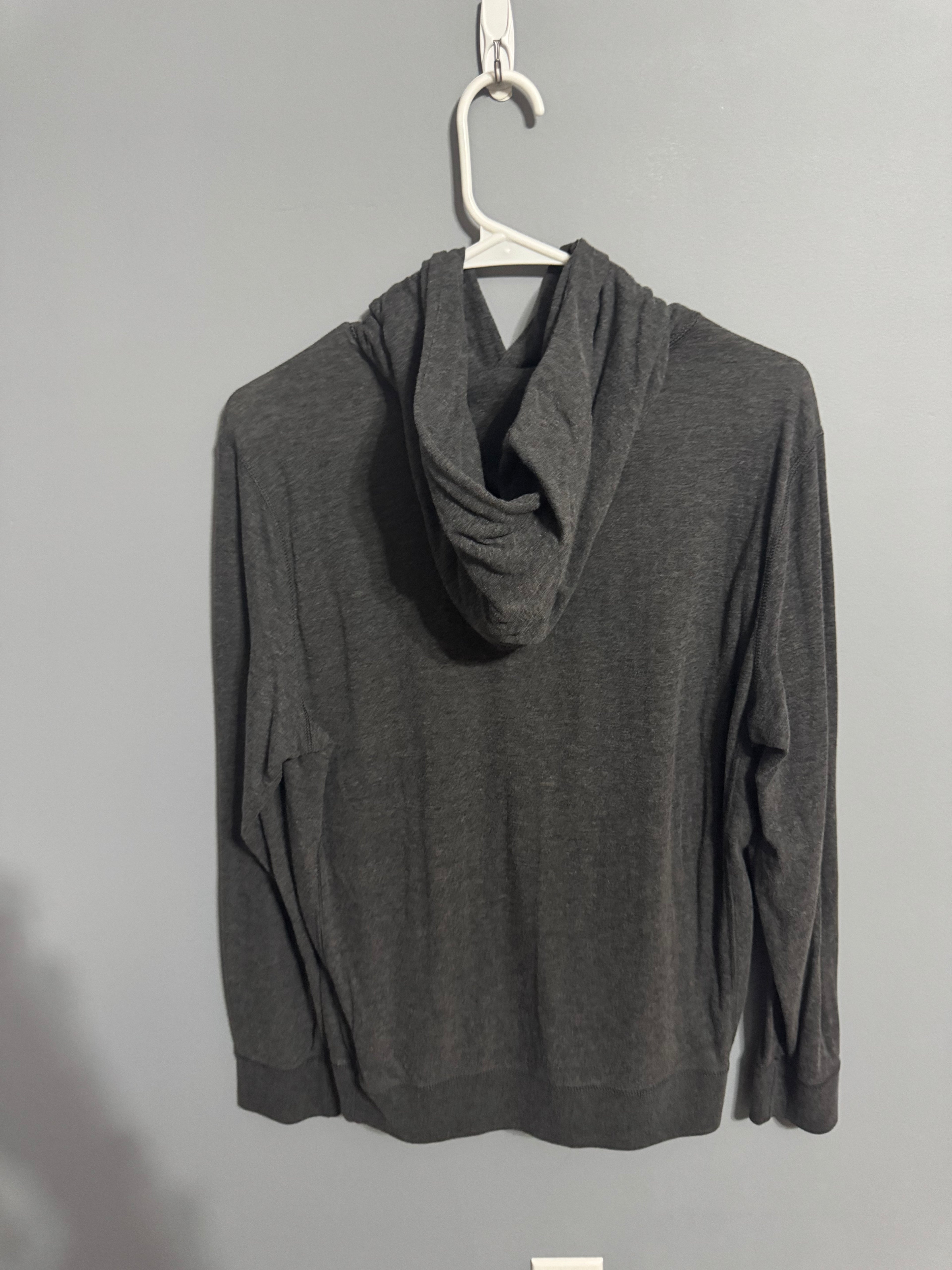 Abercrombie & Fitch Lightweight Charcoal Hoodie – XS