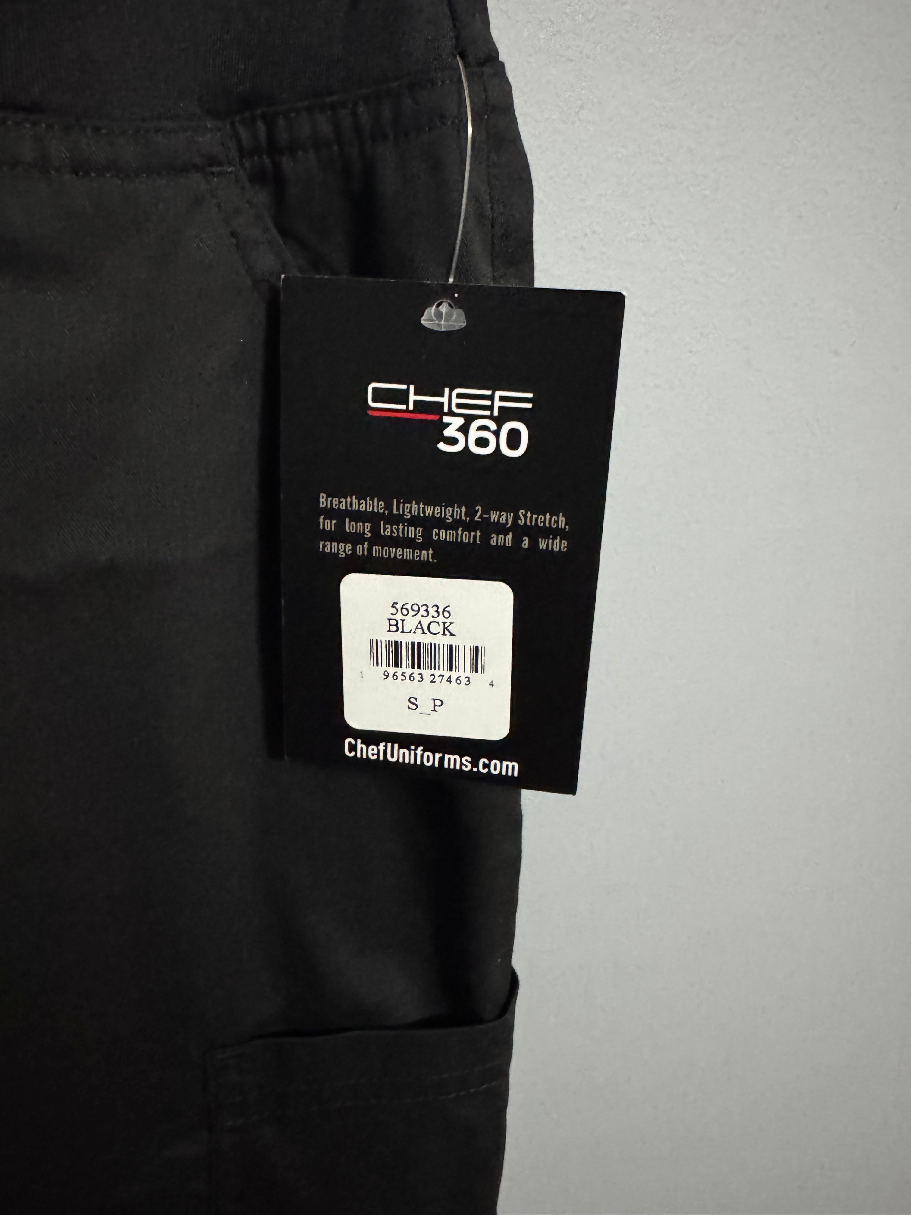 Black Chef 360 Lightweight Stretch Work Pants – Women’s Small