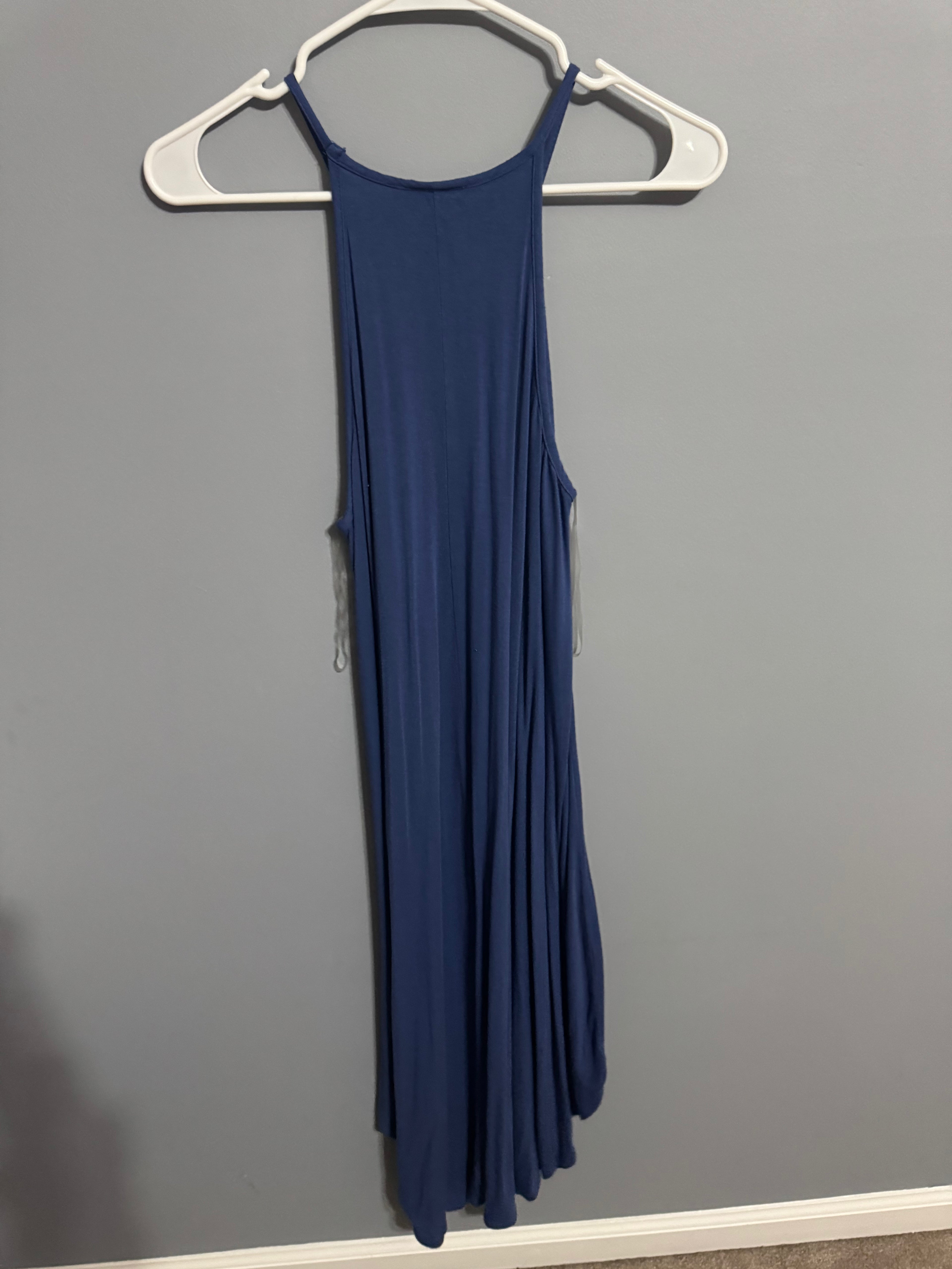 Olivia Rae Navy Halter Maxi Dress – Women’s Small