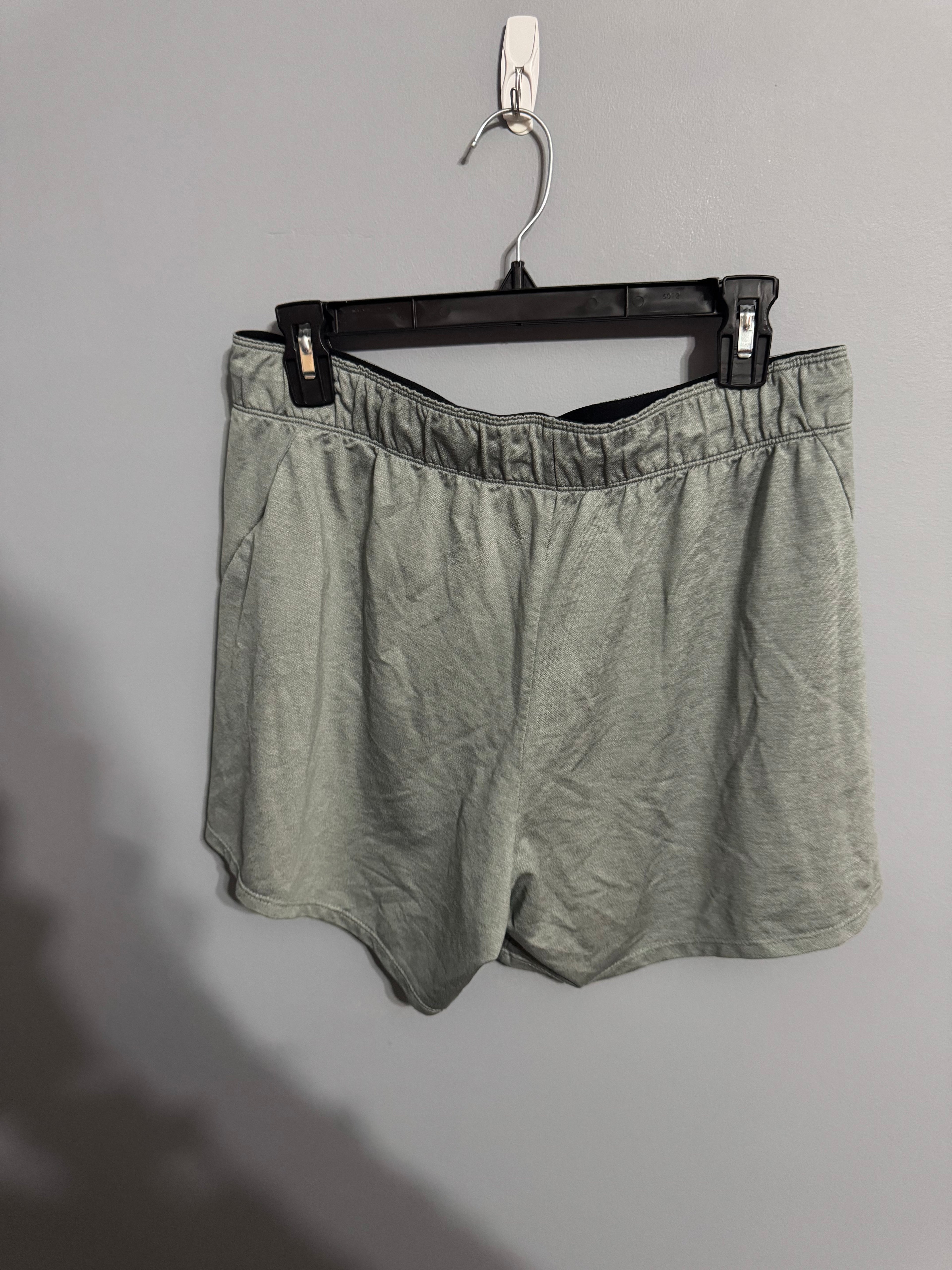 Nike Dri-Fit Athletic Shorts – Sage Gray (Size L)